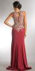 Exquisite Lace Bodice Long Formal Evening Dress back